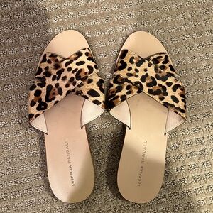 Loeffler Ransall Claudie Crossed Plank Slides